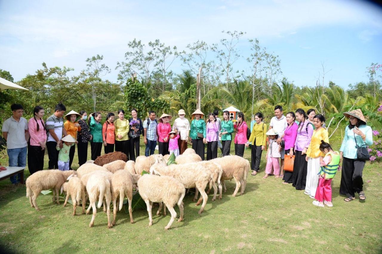 Bungalow - Farmstay Hoa Rung U Minh Cà Mau Esterno foto